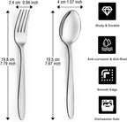 Unokit Forks and Spoons Silverware Set - Image 2