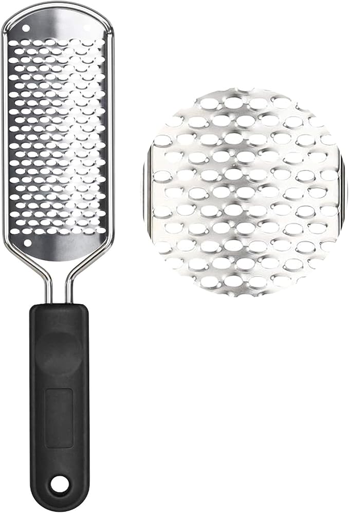 Professional Foot Files,Colossal Stainless Steel Detachable Foot Scrubber, Foot Scrub Supplies, Professional Pedicure Tools Washable and Reusable