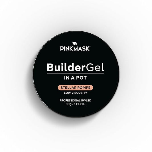 Builder Gel in a Pot 30g Stellar Rompe, Nail Extension/Strengthener in a Jar, Sculpting Gel UV/LED