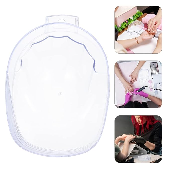 MERRYHAPY 2pcs Manicure Supplies Nail Art Soaking Bowl Set Dip Powder Remover for Nails