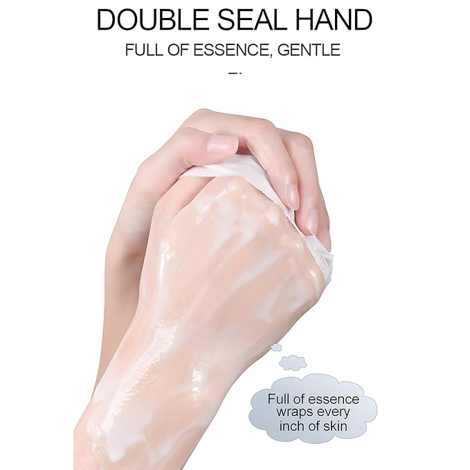 Hand Cream Moisturizing Mask, Hand Masks Moisturizing Glove for Dry Hands, Hydrating and Regenerates Dead Skin, Hand Care Moisture Gloves for Dry Hands, Safe for All Skin Types (count, 9 pack)