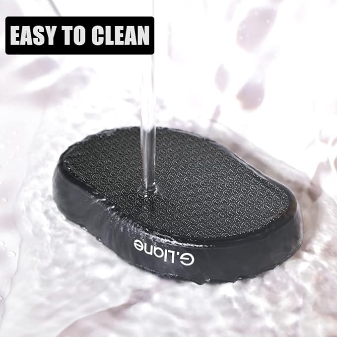 Nano Glass Foot File Callus Remover - Foot Scrubber Painless Dry and Wet Use for Hard Skin Calluses Removal (Black)