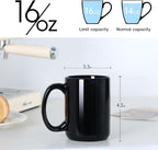 16 OZ Coffee Mug, Classic Blank Ceramic Cup - Image 2