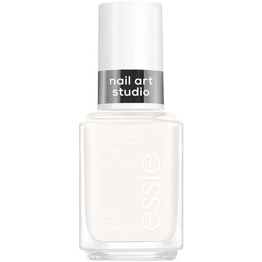 essie Nail Art Studio Jelly Gloss Polish, Vegan, Sheer White Nail Polish, Arctic Jelly, 0.46 Fl Oz
