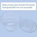 Qinsihwn 50 Pack 8 OZ Disposable Plastic Cups - Image 4