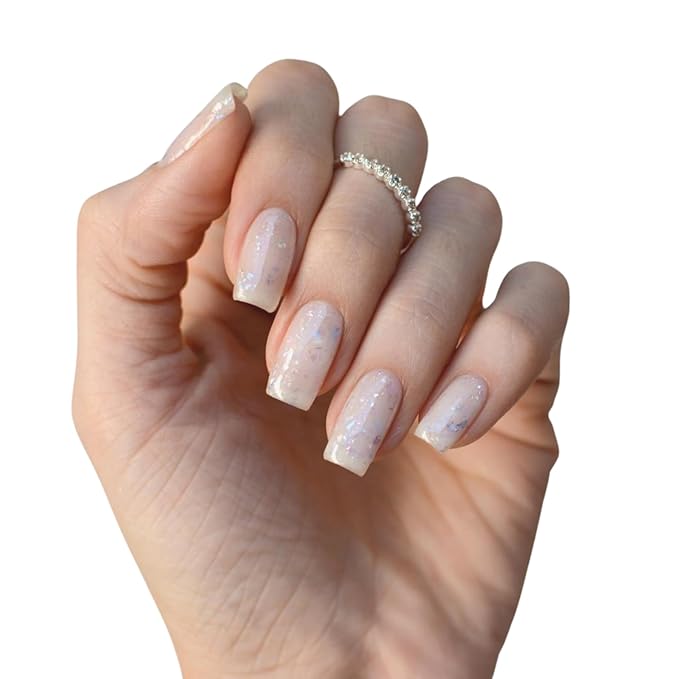 PINK MASK Gel Color Nail Polish White Quartz - Col. My Precious 15ml / o.5 oz - UV/LED Gel Polish, Non Wipe, Long Lasting, Soak Off Formula