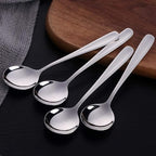 Buyer Star Bouillon Spoon Sets, 7-Inch Round Soup Spoons, Stainless Steel - Image 2