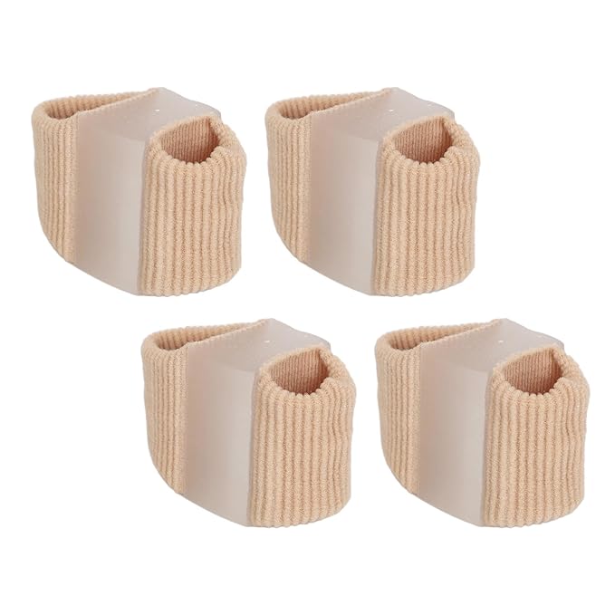 Toe Separators For Women,Toe Separators for Overlapping Toes,4Pcs Soft Comfortable Toe Straightener for Relieves Plantar Fasciitis Bunions, and Hammertoes