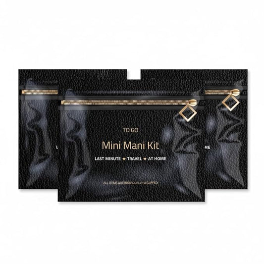 Disposable Manicure Kit – One-Time Use Manicure Set with Nail Clipper, Buffer, File, Cuticle Stick & Remover Pad – Hygienic Grooming Kit for Travel, Gift Bags, or Emergencies (3)