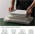 DOWAN 14" Serving Trays, Serving Platters, Ceramic Serving Platters and Trays - Image 7