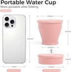 TakeToday Collapsible Cup 8 oz, Foldable - Image 6
