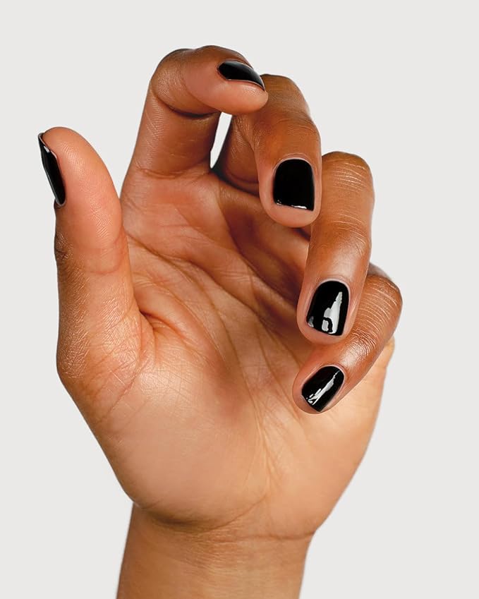 Sienna Byron Bay Onyx, Black Natural Nail Polish, Long-Lasting, Vegan & Cruelty-Free, 10ml – .34 fl oz.