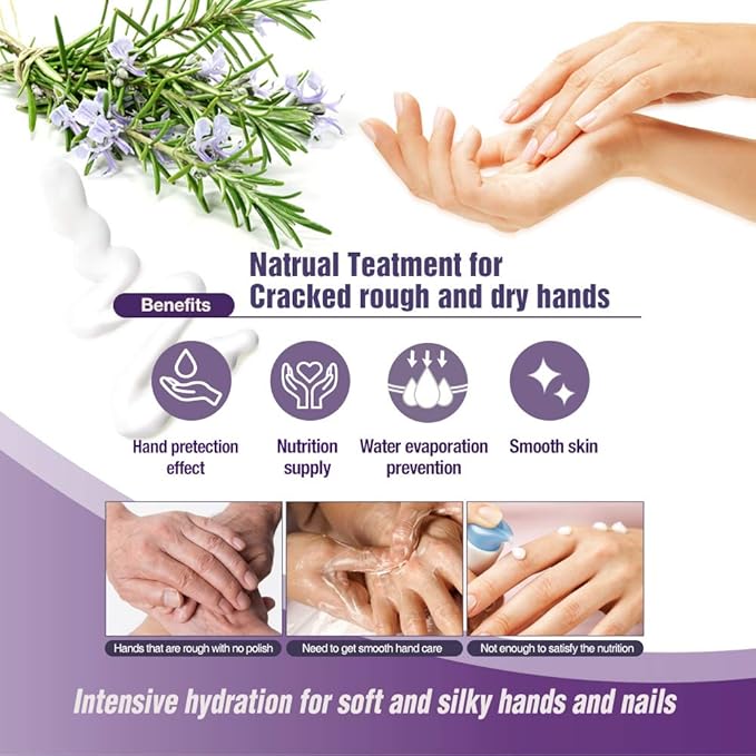 Epielle Relaxing Hand Mask 6 Pairs, Deep Moisturizing Gloves for Dry, Cracked Hands, Self Care Gifts for Women, Spa Kit, Stocking Stuffers, Thanksgiving Essentials