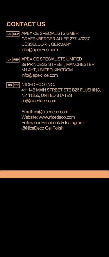 Nicedeco Hema Free Clear Rubber Base Gel Polish for Nails U V Cruelty Free Vegan Color Base Gel Nail Polish 15ML