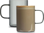 Restaurantware Glass Coffee Mug 12 Count 7 Oz Borosilicate Tea Cup - Image 2