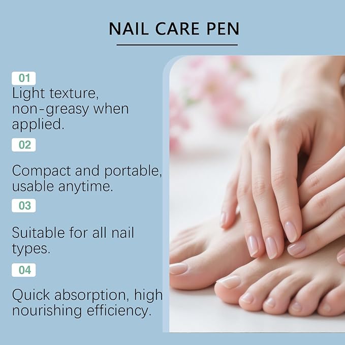 4 Pack Nail Care Pen, Repair & Strengthener Maintenance Serum for Healthy Nails