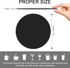 Disposable Paper Bar Coasters 400 Pcs Black 4 Inch Coasters - Image 3