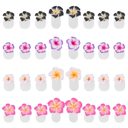 FRCOLOR 32Pcs Silicone Toe Separators for Women Pedicure Toe Spacers Nail Art Tool Daisy Flower Design Pedicure Salon Diy Foot Care