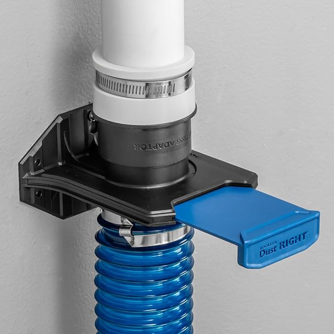 Dust Right (2.5" to 2.5") Ready-Mount Blast Gate – Durable Woodworking Dust Collector – Self-Cleaning Woodworking Vacuum Accessories - Blast Port for Clog-Inducing Debris