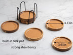 WLWNWFT Coasters for Drinks Absorbent - Image 5
