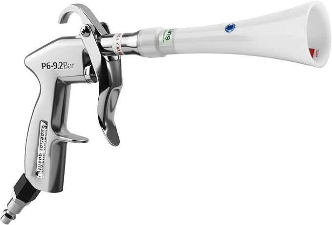 Tornado Dry Cleaning Gun with Brass Adjustable Air Flow Nozzle,Air Blower Gun Quickly Blasts Dirt and Dust from Surface Works with Air Compressor