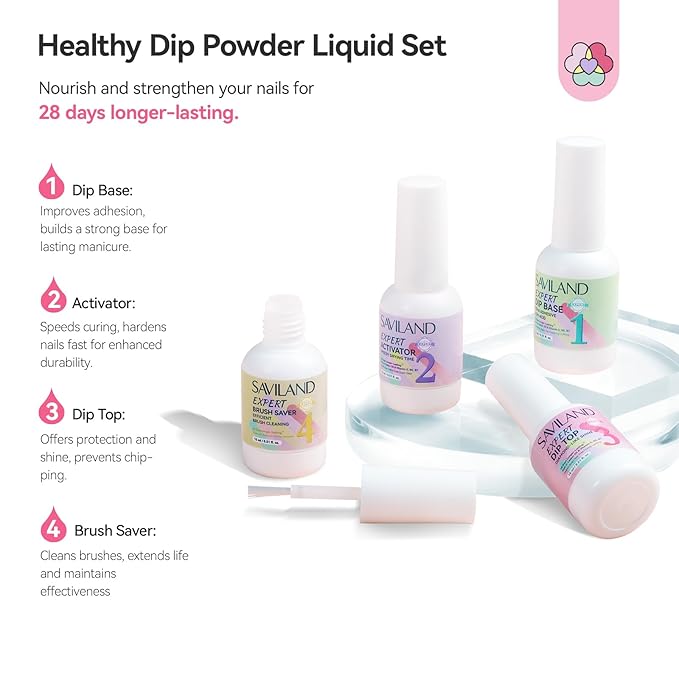 SAVILAND Advanced Dip Powder Nail Kit with Drill: 20 All Season Color Pink Nude Grey Dip Nails Powder Starter Kit with Essentials Liquid Set Dip Base Top Activator Brush Saver French Nail Art Women