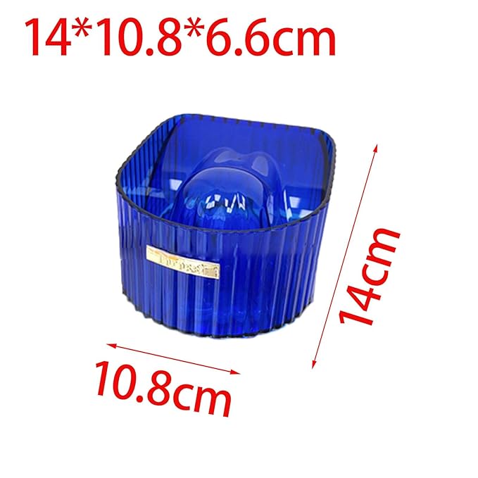 Generic Nail Soaking Bowl, Soak Off Gel Polish Remover Bowl Nail Soak Tray Compact Soak Off Bowls for Acrylic Nails for Nail Cleaning Home And Salon, Blue