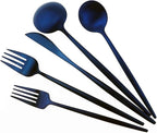 20-Piece 18/10 Stainless Steel Flatware Silverware, Luxury Dinnerware Set - Image 7