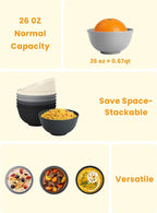 Premium Wheat Straw Bowls 8 PCS Unbreakable Bowl - Image 4