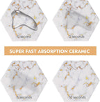 Marble Coasters for Drinks Absorbent - Image 6