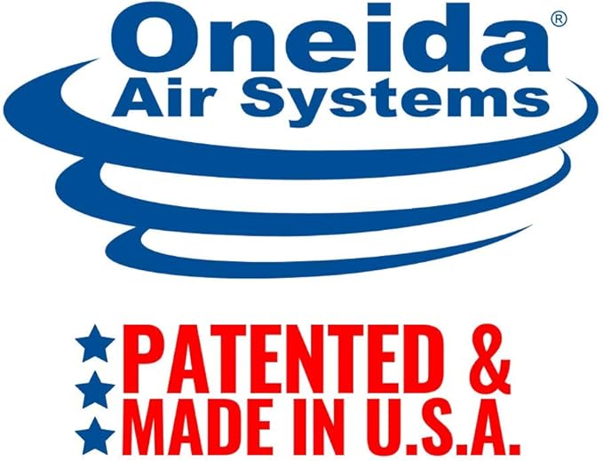 Oneida Air Systems Super Dust Deputy Compact 15 Gallon 4/5 Deluxe Cyclone Kit for for Single Stage 0.5 to 3HP Dust Collectors, Black