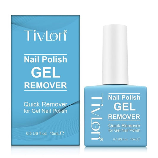 Nail Polish Remover - Easily & Quickly Remove within 3-5minutes｜Magic Gel Nail Polish Remover Without Damaging Nails｜Finger Nail Polish Removerr No Foil, Soaking or Wrapping Required - 0.5oz