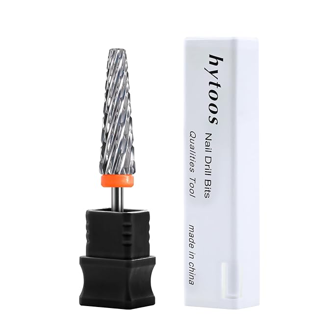 24mm Super Long 5 in 1 Nail Drill Bits, Cross Tapered Carbide Bit, 3/32" Two-way Rotate for Both Hand, Remove Acrylic Nails/Gel, Electric File Tool Drills Manicure Accessories (2XC)