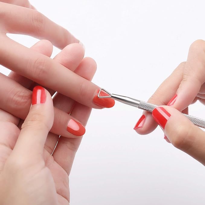 YINYIN Professional Stainless Steel Nippers, Cutter Clippers, Cuticle Remover, Trimmer with Pusher, Pedicure Manicure Tools for Fingernails and Toenails, Sliver
