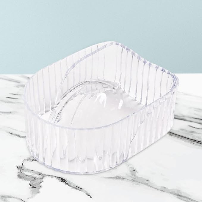 Generic Hand Soaking Bowl Soak Off Finger Bowl, Soak Off Gel Polish Remover Bowl Nail Soak Off Bowl Nail Art Tool, Powder Remover Tools, for Home, Transparent