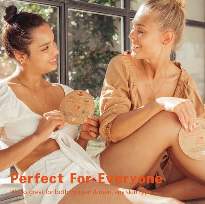 Purederm Vegan Vitamin Sheet Masks (12 Packs) – Facial Sheet Mask for Brightening & radiance Treatment