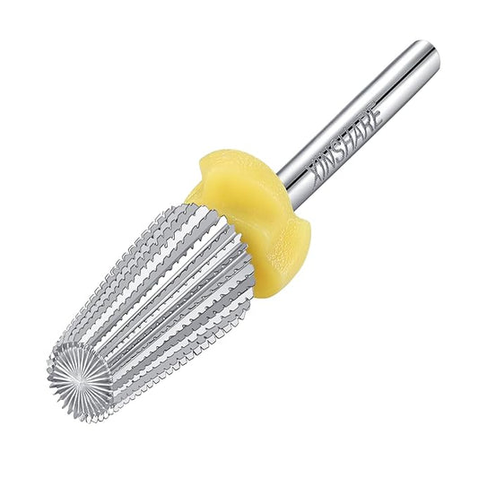 Nail Drill Bit 5 in 1 Multifunctional Drill Bit Carbide 2 Way Rotate Use for Both Left and Right Handed, Fast Remove Acrylic or Hard Gel, Manicure Nail Drill Machine,Extra Fine