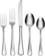 Oneida Flight 65-Piece 18/0 Stainless Steel Silverware Set by Oneida