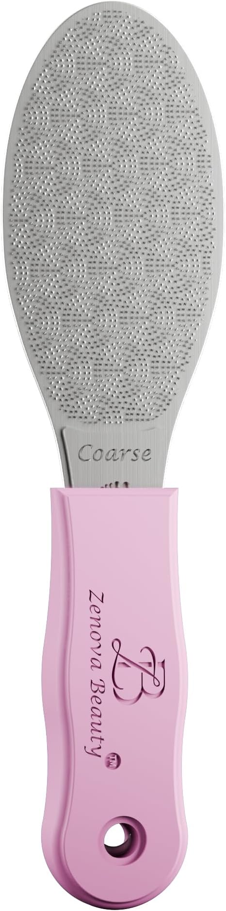 Stainless Steel Foot File with Silicone Grip – Professional Pedicure & Callus Remover, Surgical-Grade Foot Scrubber for Dead Skin & Cracked Heels, Safe for Diabetics, Autoclavable, 2-Year Warranty