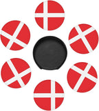 Danish Flag Coasters for Drinks - Image 7