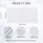 1 Pcs White Sublimation Table Runners Blanks 36 x 72 Inch Polyester White Table - Image 3