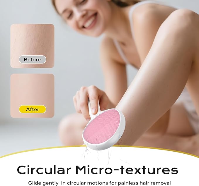 Foot File, Nano Glass Foot File Callus Remover with Handle, 2-in-1 Foot Scrubber Dead Skin Remover, Gentle Exfoliation Foot Buffer Pedicure Tools for Feet-Pink