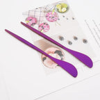 10 Pcs Purple Cheese Spreader Knife, Stainless Steel Butter Spreader, Use - Image 4