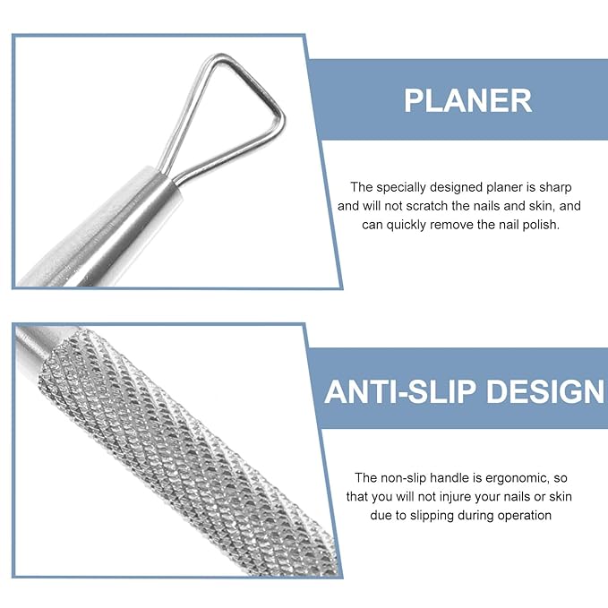 4 Pcs Cuticle Pusher Tool triangle cuticle peeler scraper nail cuticle remover cuticle cutter tool nail gel remover pusher Nail Remover Tool nail art push hands nail polish