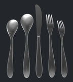 Silverware Set for 6 | 18/10 Stainless Steel Flatware Set | Mirror Finish - Image 3