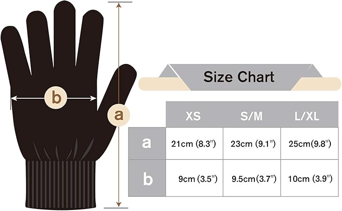 Evridwear Men Moisturizing Cotton Gloves with Touchscreen Fingertips for Eczema Beauty Cosmetic Dry Hands Sensitive Irritated Skin Therapy Overnight Bedtime, 6 Pairs, Lightweight-Black, XS
