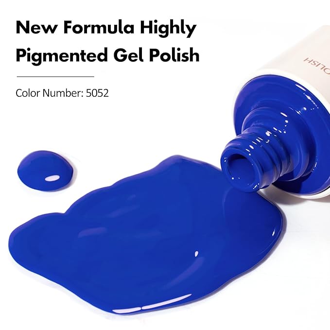 VENALISA Blue Gel Nail Polish 1 Pcs 10ML Navy Blue Gel Polish Soak Off Salon Manicure DIY at Home Nail Art For Girls Women