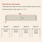 Cotton Farmhouse Table Runner - Image 5