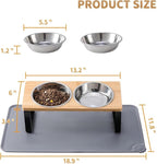 Summark 2 Pack Elevated Cat Bowls - Image 5