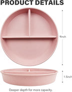 9 Inch 4PCS Divided Plates - Image 2